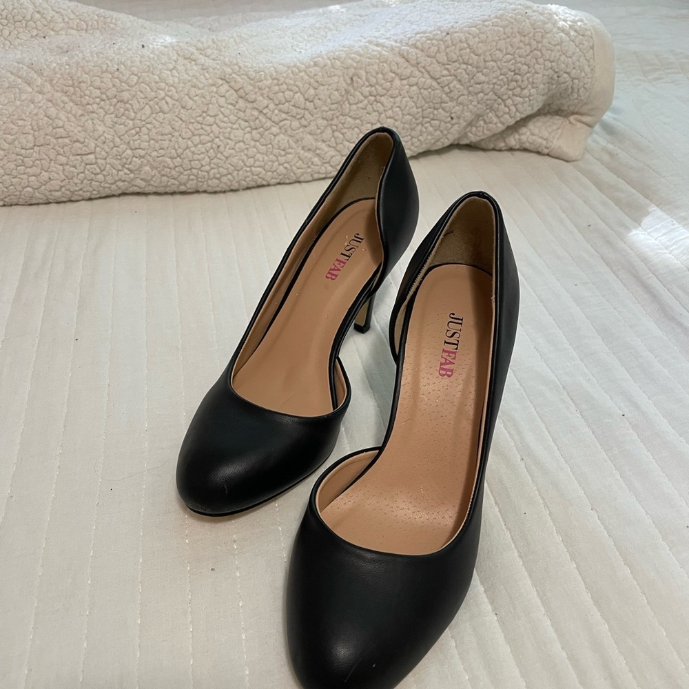cute black high heels